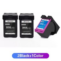 iboqvzg 305xl 호환 잉크 카트리지 교체 hp 305 xl hp305 for hp deskjet 2320 2710 2720 2730 1210 1215 프린터, 1백1백