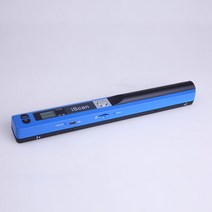 선명한 휴대용 스캐너 HD 고속 컬러 A4 문서 사진 핸드 헬드 미니 포켓, 02 Blue