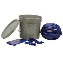 Frankford Arsenal Quick-N-EZ Rotary Sifter Kit with Media Separator Bucket Adapter and 3 1/2 Gallon, 1