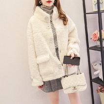 블링앤수 캐주얼한 여성 기본핏 기본 후리스 IZZ117