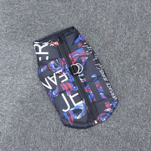 강아지 김장조끼 수면 패딩 시골 할머니 꽃무늬 조끼 아메리칸불리옷 대형견 프렌치불독옷 2개월강아지옷 명품옷 후리스 중형견, B