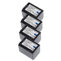 소니호환 FDR-AX700 PXW-Z90V HXR-NX80 LEDR-CX455 LEDR-CX675 CX330 CX900 PJ340 PJ670B PJ810 용, 04 4 Battery