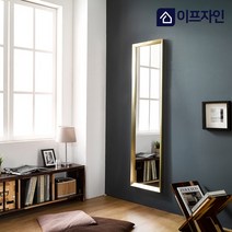 이프자인 데일리 벽걸이 전신거울 400, 크롬