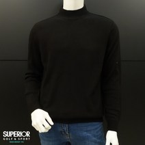 슈페리어 2001 구로점 최경주 골프 남성 겨울 네가지 컬러 !!! 겨울철 필수 아이템 무지 단색 스웨터 반폴라 니트 티셔츠 C0A2302 매니져김희선