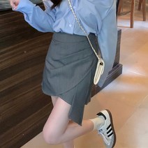 랩 셔링 미니스커트 AG115184H