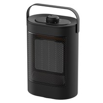공간 히터 디지털 전기 온도 조절기 작은 휴대용 진동 사무실 방 실내 사용 1500W, [01] Black