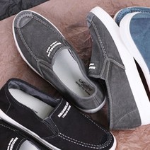 슈앤필 KA-0127 남자 남성 데님 운동화 슬립온 단화 스니커즈 캐주얼화 남성화 로퍼 남자로퍼 남자신발