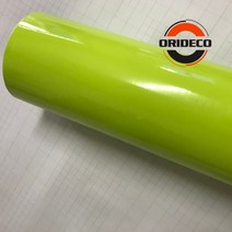 수전사필름 자동차 랩핑지 10/20/30/40/50x152cm 오렌지 광택 비닐 필름 스티커 블루 그린 그레이 랩 호일, 16 Light Green_03 30X152CM