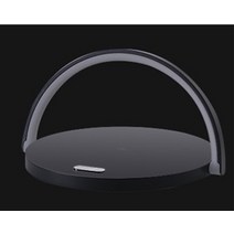 AI스피커 무선 휴대용 차량용 충전기 블루투스 for iphone 13 14 wooden table lamp high power phone stand 충전 램프 203, 스피커 블랙 없음
