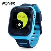 Wollex스마트 워치 학생 방수 카메라 전화 시계 4G 영상 통화 KT11 베이비 키즈 SOS 모니터 분실 방지 GPS, [10] Pink and Plug