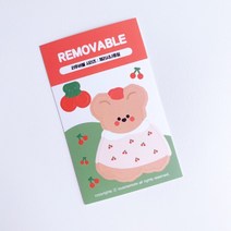 러브미모어 체리시나몽리무버블스티커