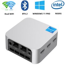 T8 PRO 미니 PC Windows 11 Pro 인텔 셀러론 N5095 포켓 M.2 2242 NGFF/NVMe DDR4 8GB 128GB SSD 듀얼 Wifi BT 4.2 100, 04 8G 1TB SSD, 02 AU