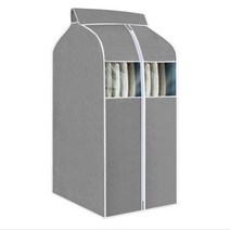 키밍 부직포 행거가리개 한복 양복커버 옷장 옷걸이, 60x48x120cm=베이지