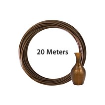 LeoPlas-1.75mm 10 및 20 미터 유연한 소프트 TPU 필라멘트 샘플 3D 프린터 소모품 인쇄 용품 고무 소재, [36] Brown 20m 60g, 36 Brown 20m 60g
