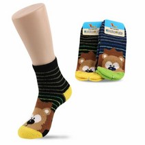 호랑이 캐릭터 남학생 수면양말 5매