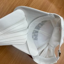 모자 땀흡수 패드 일자형 20p, 화이트