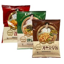 삼립 하이면 10봉 완도김우동 가쓰오우동 김치우동, 완도김 5봉 + 가쓰오 5봉