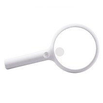 휴대용 핸드 헬드 확대경 3/10X 보석 식별 신문 책 읽기용 루페 유리 렌즈, 한개옵션0