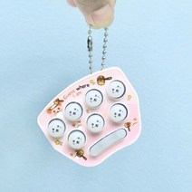 두더지게임기 펀치기계대여 두더지게임새로운 미니 히트 Gophers 게임 기계 휴대용 감압 장난감 키 버클 참, 05 05