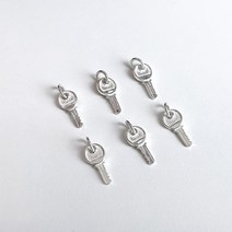 실버925 열쇠 펜던트 은 참 팔찌 목걸이 만들기 DIY 재료 악세사리 비즈 공예 부자재