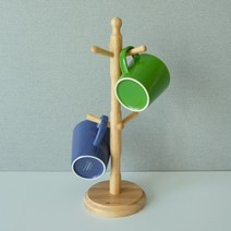 모노먼트 원목 머그컵걸이, 2개