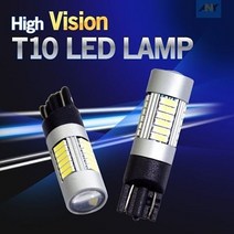 [기타브랜드] T10타입 12V전용 하이비젼 27발 화이트LED(1개), 캔슬러내장형