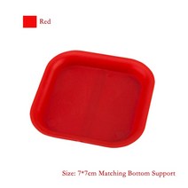 방가로용품 10 개/대 플라스틱 화분 정원 식 작은 사각형 분지 살결 식물학 그물 성 묘, 01 As Picture, 19 10pcs Red