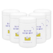 라이프썸 청소가 쉬운 살균 멀티 클리너(LFS-CS03) 180매 쓱싹티슈 세정살균티슈 청소 올인원 잘닦이는 소독 물티슈, 베이직(180매x5개)