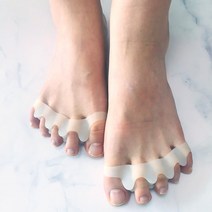 무지외반증 실리콘 발가락 교정기 발가락링, 어른용
