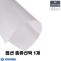제본 표지 투명 반투명 사선 열제본 레자크 바이로 옥스포드 비닐 종이 종류선택 1개, A4 PVC 반투명 0.3mm 25매