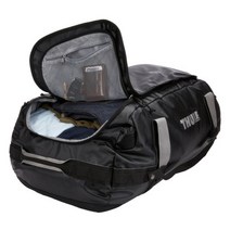 툴레 캐즘2 70L 더블백 스포츠 여행용 가방 대용량 더플백 백팩 겸용, 블랙