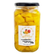 애플망고청 100% 수제 과일청 착즙 애플망고 500g/1000g, 착즙애플망고, 1000ml