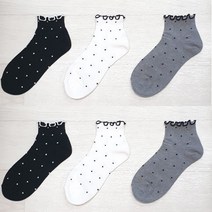 무압박 작은 땡땡이 양말 (3color) 데일리 중학생 고등학생 회사원 직장인 남녀노소