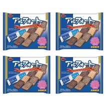 일본 부르봉 알포트 알포토FS 미니 초콜릿 패밀리사이즈 큰봉지 189g 4개 세트
