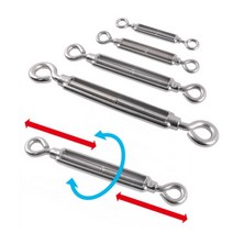 스텐 턴버클 장력조절 길이조절 덤버클 와이어결속 후크 스텐304, 3) 턴버클/스텐304 (5/16) 8mm