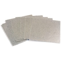 SNOWINSPRING 50개 도파관 커버 운모 플레이트 시트 전자 레인지 수리 부품 13x13 cm 범용 사용, 사진 색상