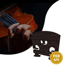 바이올린 줄 활 현Select Figured Violin Bridge Unslotted Semi Finished 에어 드라이 AA 그레이드 메이플, 09 Ebony