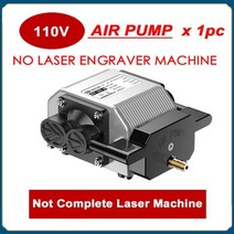 ZBAITU-80W 레이저 각인기 10W 출력 CNC 커터 370*370mm 3D 목재 라우터 조각 및 RU/PL/US 창고, 03 110V Air Pump