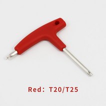 골프 블랙 T25 토크 슬리브 렌치 핑 드라이버 퍼터 스패너 도구 액세서리, 1.Red T20 T25