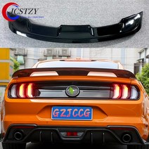 포드 머스탱 스포일러 GT500 스타일 ABS 윙 트렁크 2015 2016 2017 2018 2019, 03 unpainted