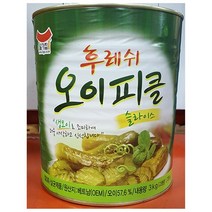 업소용 식당 식자재 일가집 오이피클 슬라이스 3kg P/S:61031D JH+14581EA : 할라피뇨 수제피클 미니오이 오이절임 피클고추 물엿 굴소스 후추 바, jh ; 1, jh ; 본상품선택