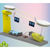 전동 3D 케이블카 만들기 DIY 세트 과학실 사이언스키트 과학실험키트 돌봄