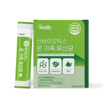 뉴일리 신바이오틱스 가족유산균 30포 차세데유산균 유산균사균체 혼합유산균 모유유산균 프락토올리고당 루테리, 단품, 단품