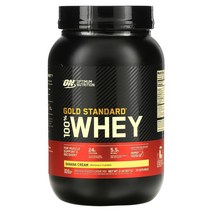 옵티멈뉴트리션 골드 스탠다드 100% 유청 바나나 크림 2 lb(907 g)