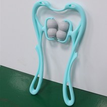 두피괄사 마사지기구 지압 안마용품 플라스틱 압력 포인트 치료 목 Massageador 마사지 손 롤러 어깨 트리거 완화, 06 Blue-4 Ball, [06] Blue-4 Ball
