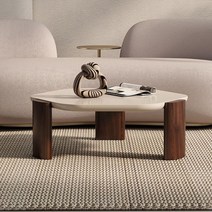 작은탁자 협탁 창의적인 원목 모던 심플 센터 미니 불규칙 모양 사이드, 3.A 95x85x30CM