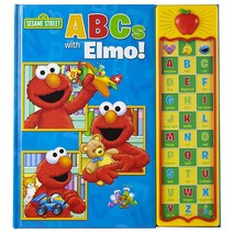 세서미 스트리트 - 엘모가 있는 ABC! 30버튼 사운드북 – 첫 단어 알파벳 배우기 PI Kids [Hardcover]