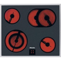 밀레 인덕션 KM 6003 LPT 전기 호브 574mm 너비 스테인리스 유리 세라믹