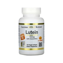 California Gold Nutrition Lutein with Zeaxanthin 캘리포니아 골드 뉴트리션 루테인과 제아잔틴 영양 보충제 10mg 120정