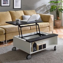 블리스데코 지엔 800 이동식 리프트테이블 THY031_C, 블랙